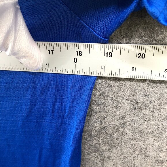 Nike Running T Shirt Mens S Blue Short Sleeve Crewneck Dri-Fit Reflective - Picture 8 of 9